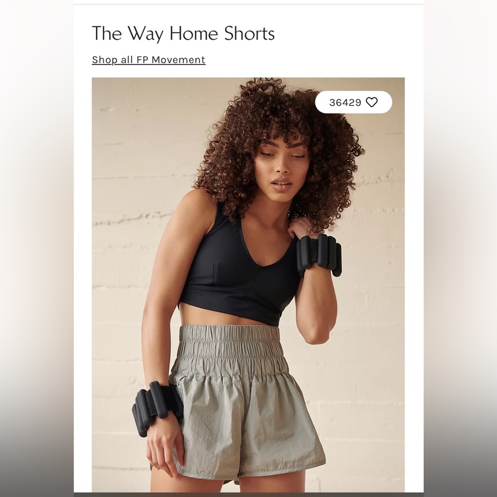 Free People Way Home Running Shorts